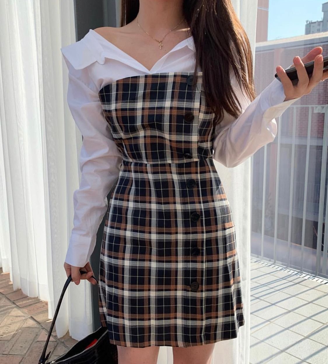 Сарафан с рубашкой