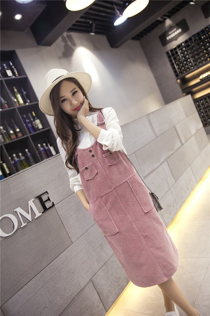 Сарафан в корейском стиле