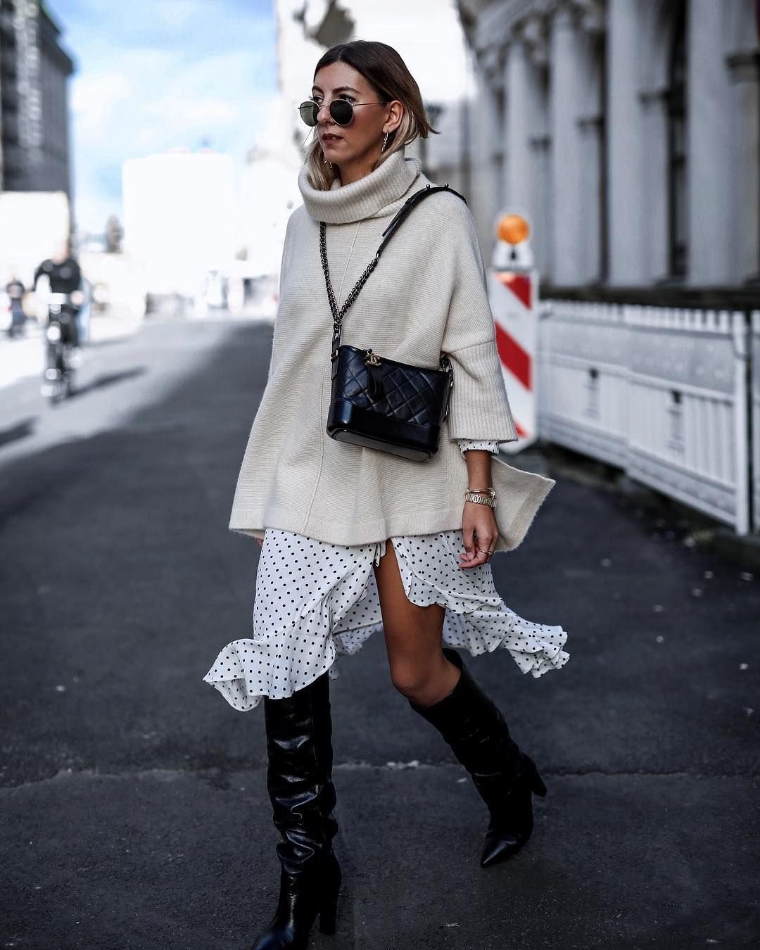 Луки с белыми сапогами 2022