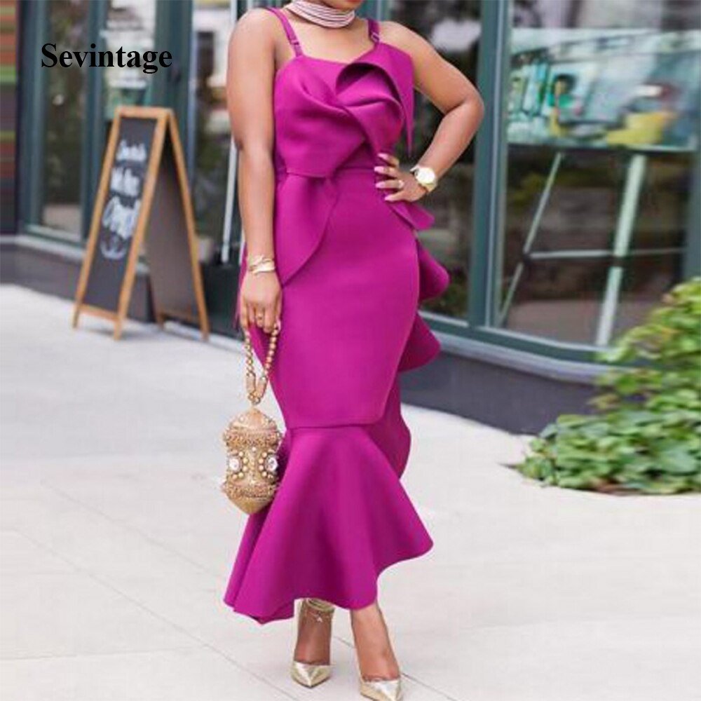 Платье фуксия вечернее