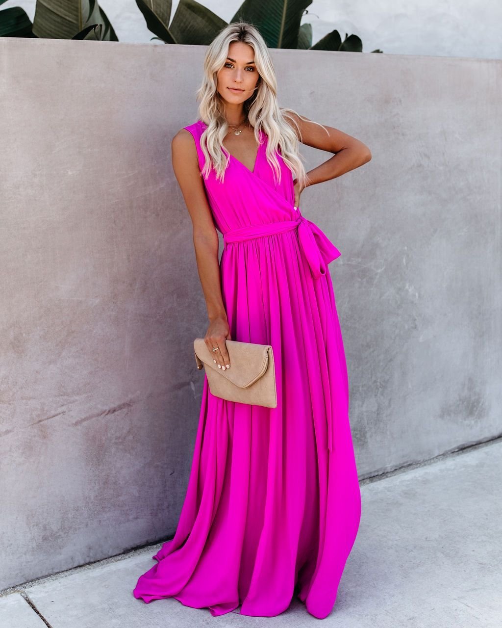 Наряд для пары в одном стиле цвет фуксия