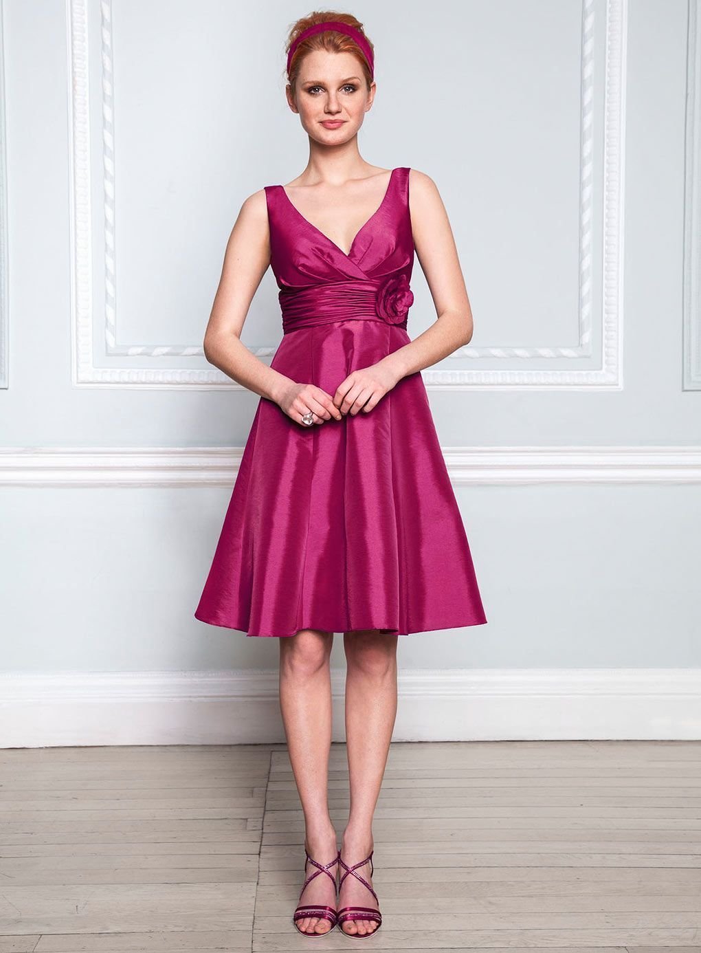 Свадебное платье фукси