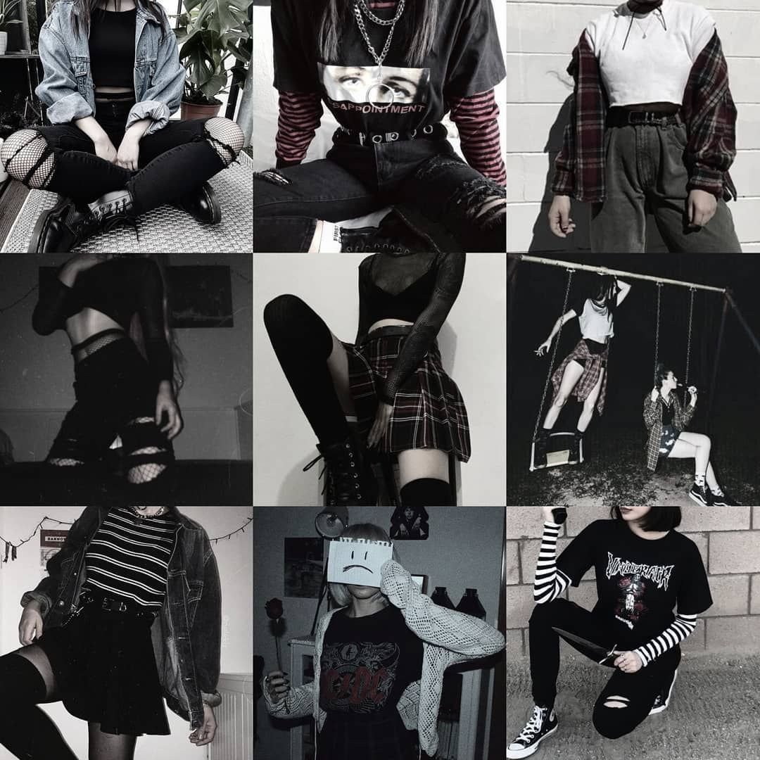 Goth outfit Грандж 2019