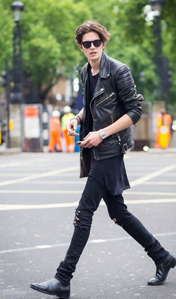 Уличный стиль одежды для стройных парней