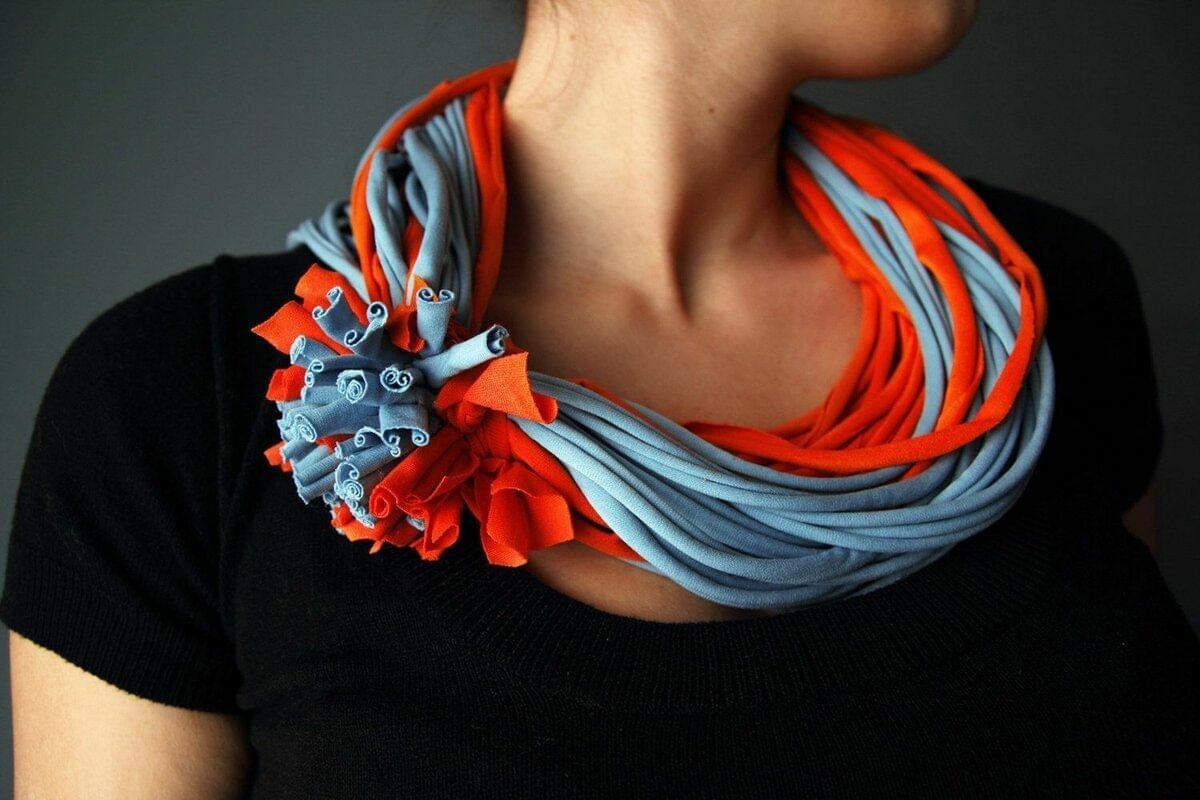 Бижутерия из футболок