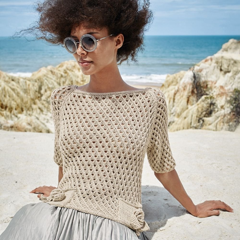 Вязаные летние кофточки