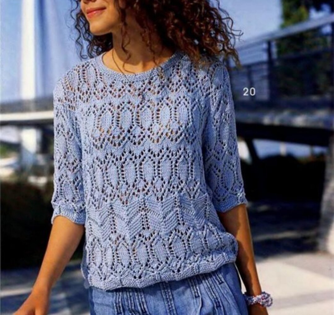 Ажурный джемпер