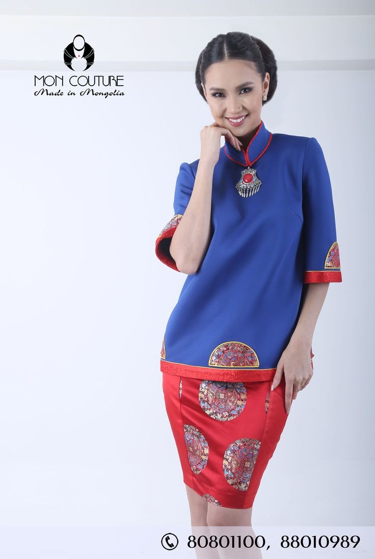 Стилизованное бурятское платье для женщины