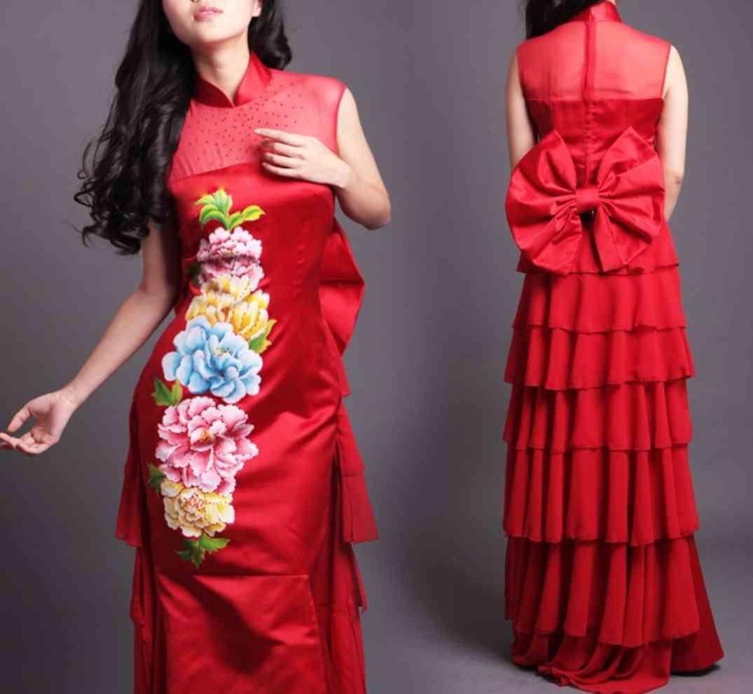 Платье в бурятском стиле