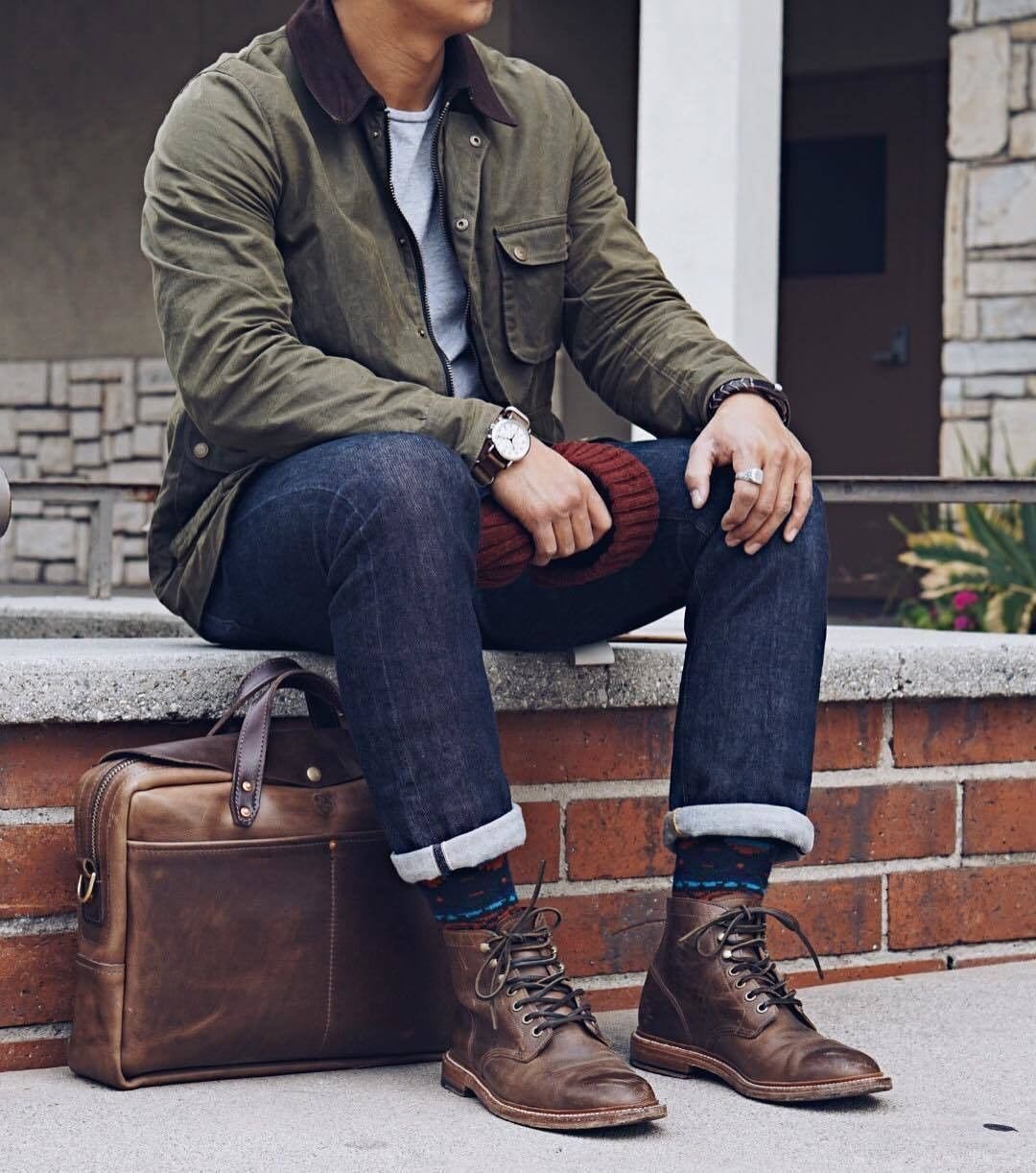 Джинсовка мужская стиль