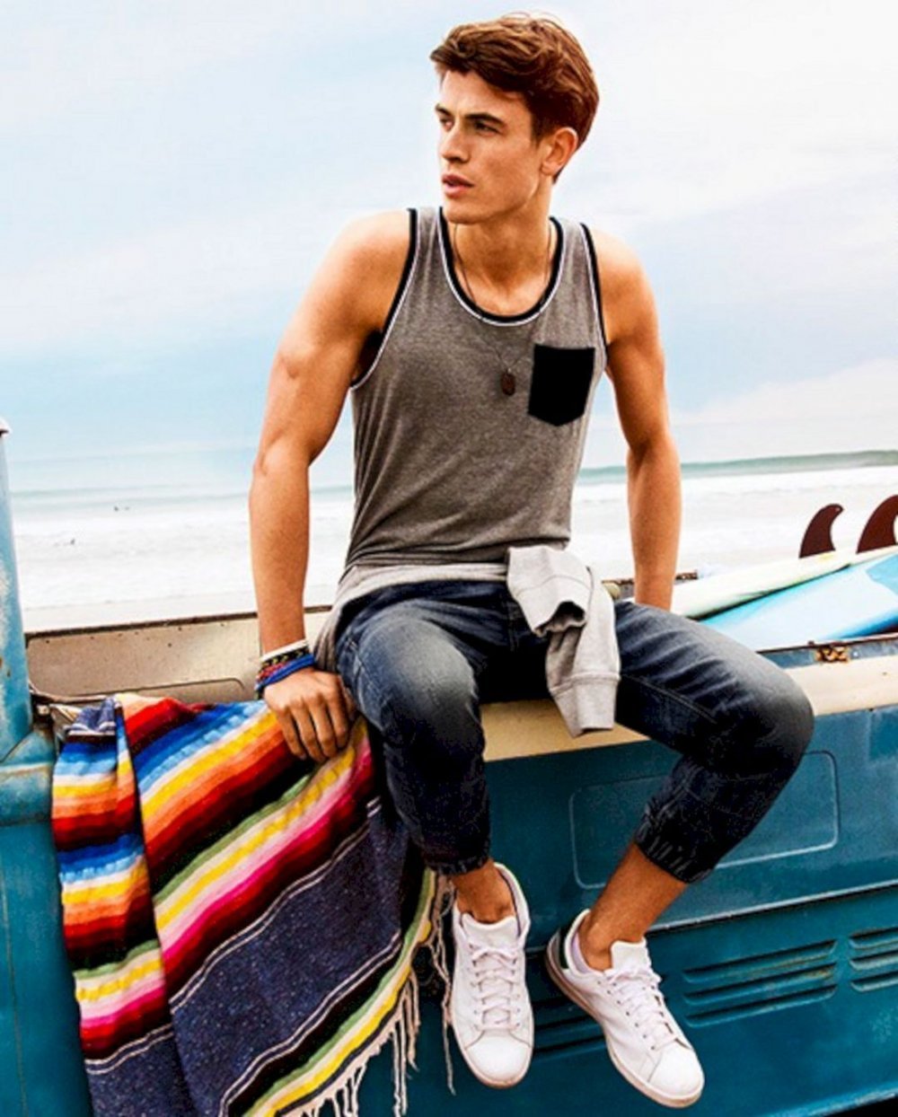 Лук в стиле 80-х мужской