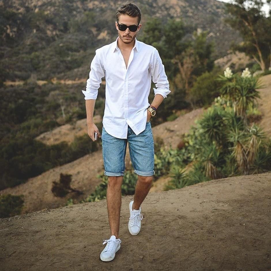 Мужской стиль с рубашкой