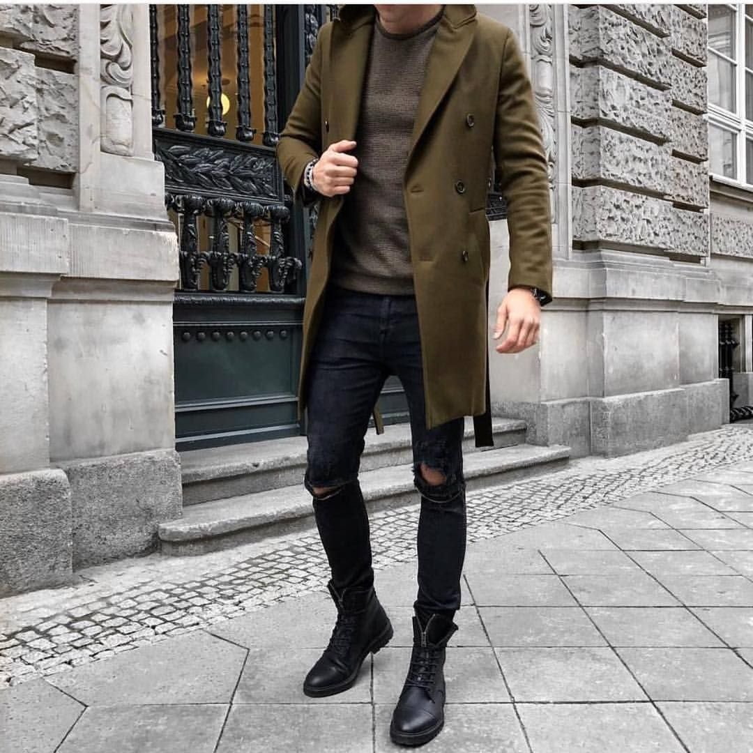 Тотал Блэк стайл для мужчин