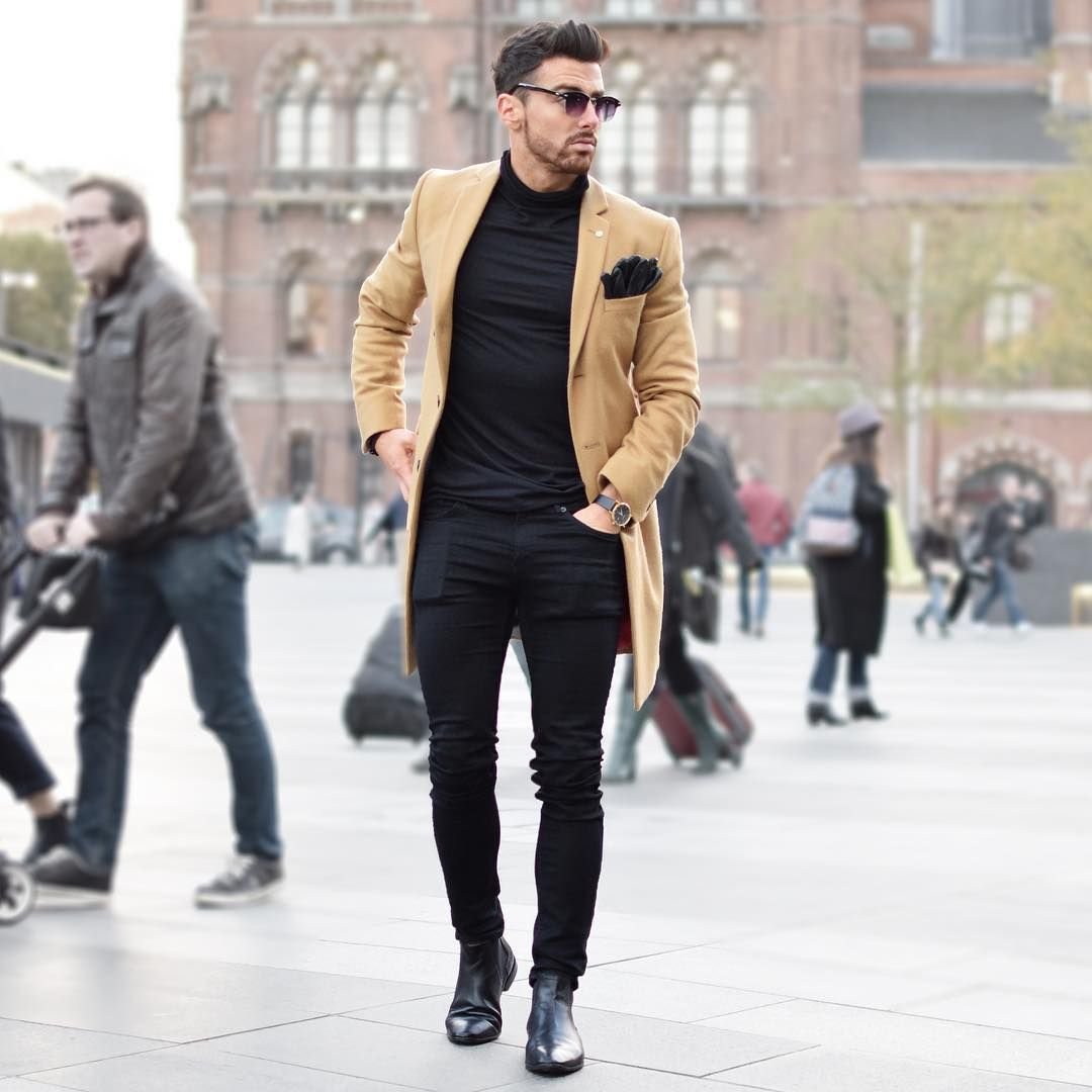 Парень в зимнем пальто