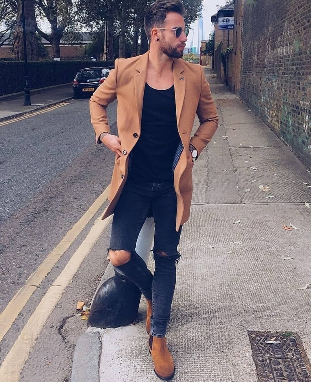 Мужские ботинки Челси аутфиты