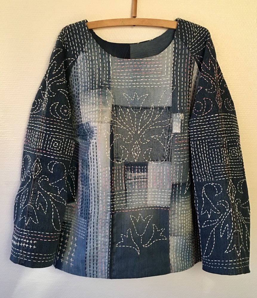 Куртка в стиле пэчворк