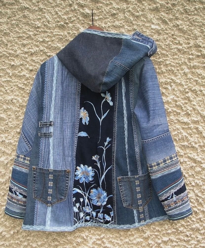 Толстовка в стиле пэчворк