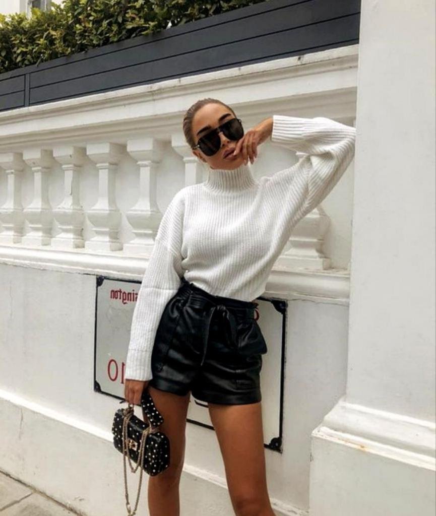 Ботфорты Zara стрит стайл