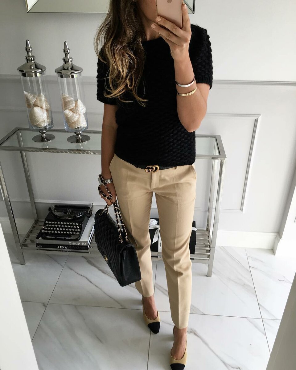 Образы с кожаными шортами осень