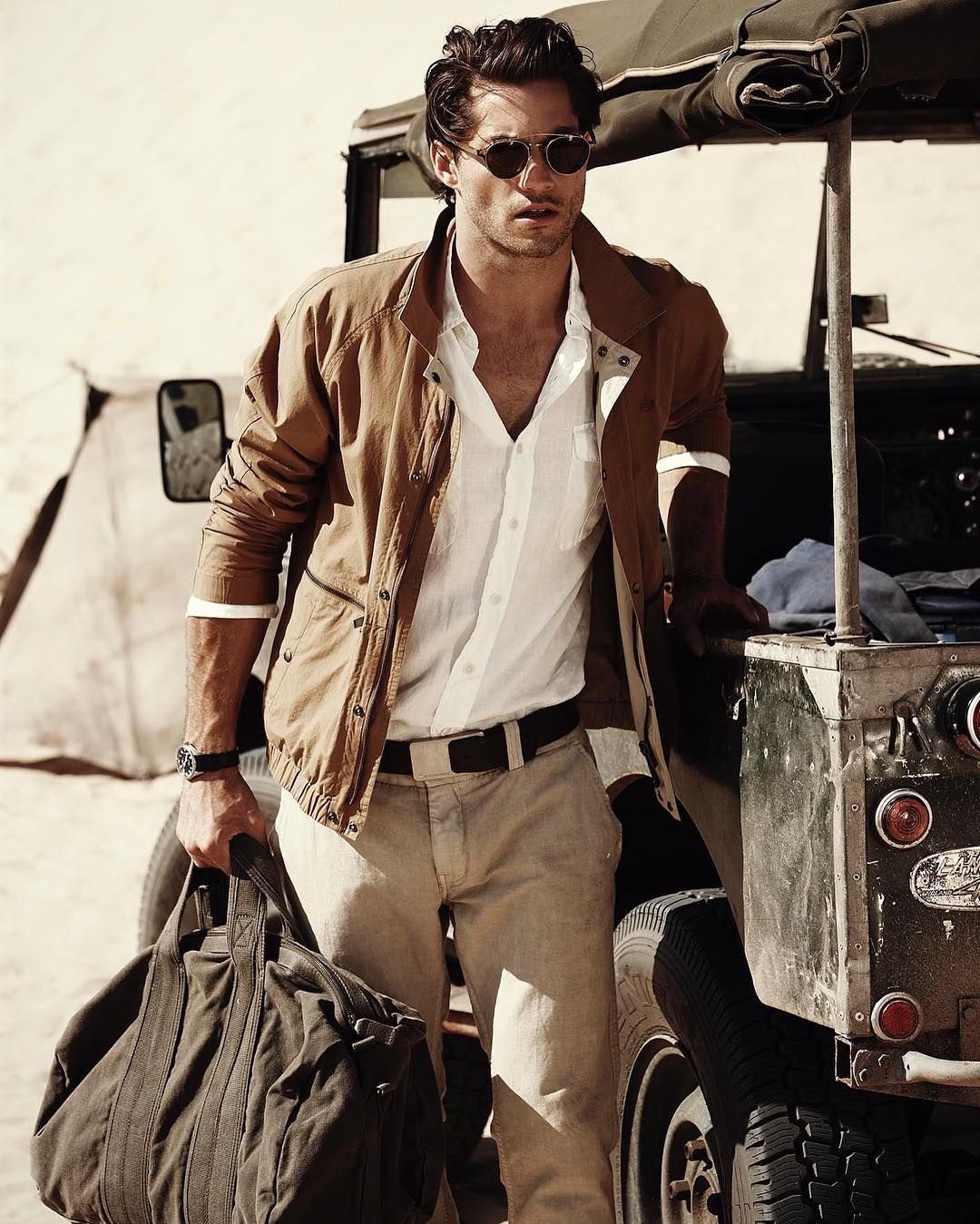 Стиль сафари для мужчин