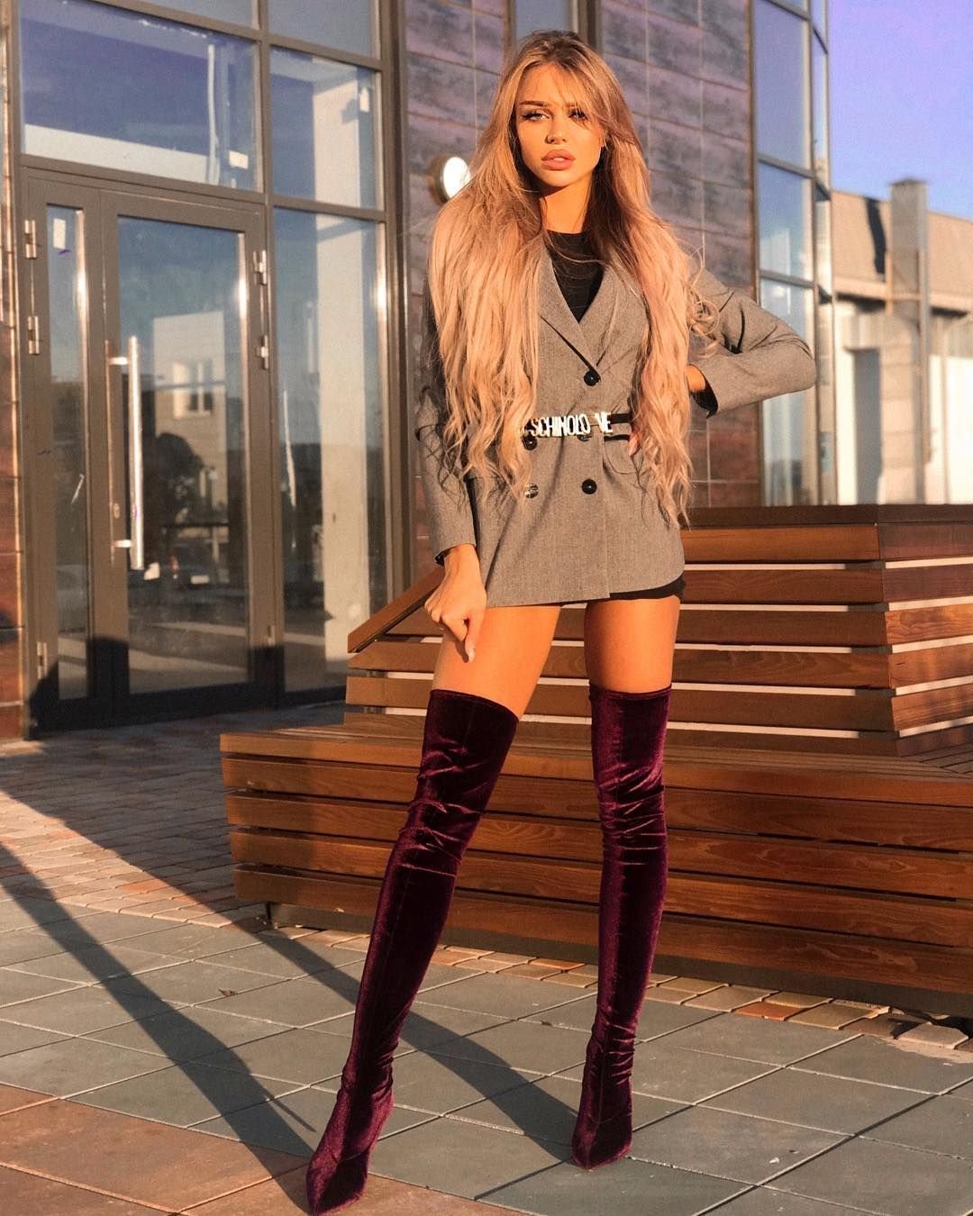 Модные ботфорты