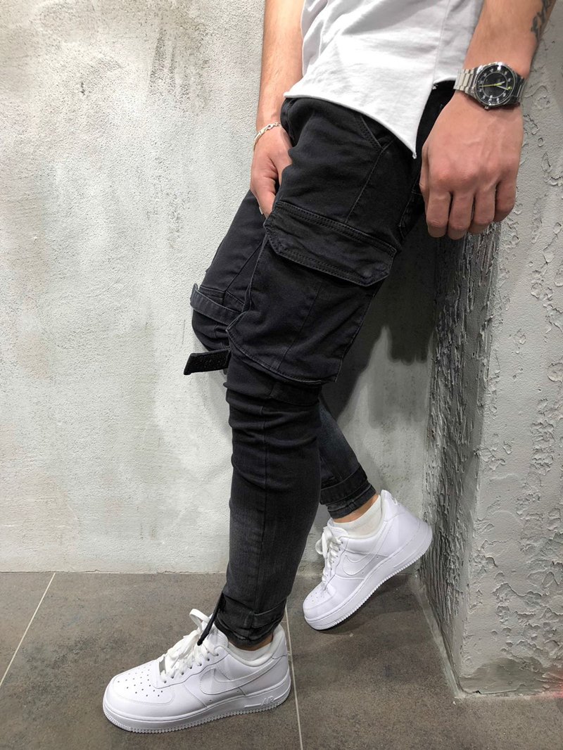 Slim Cargo Jogger Denim