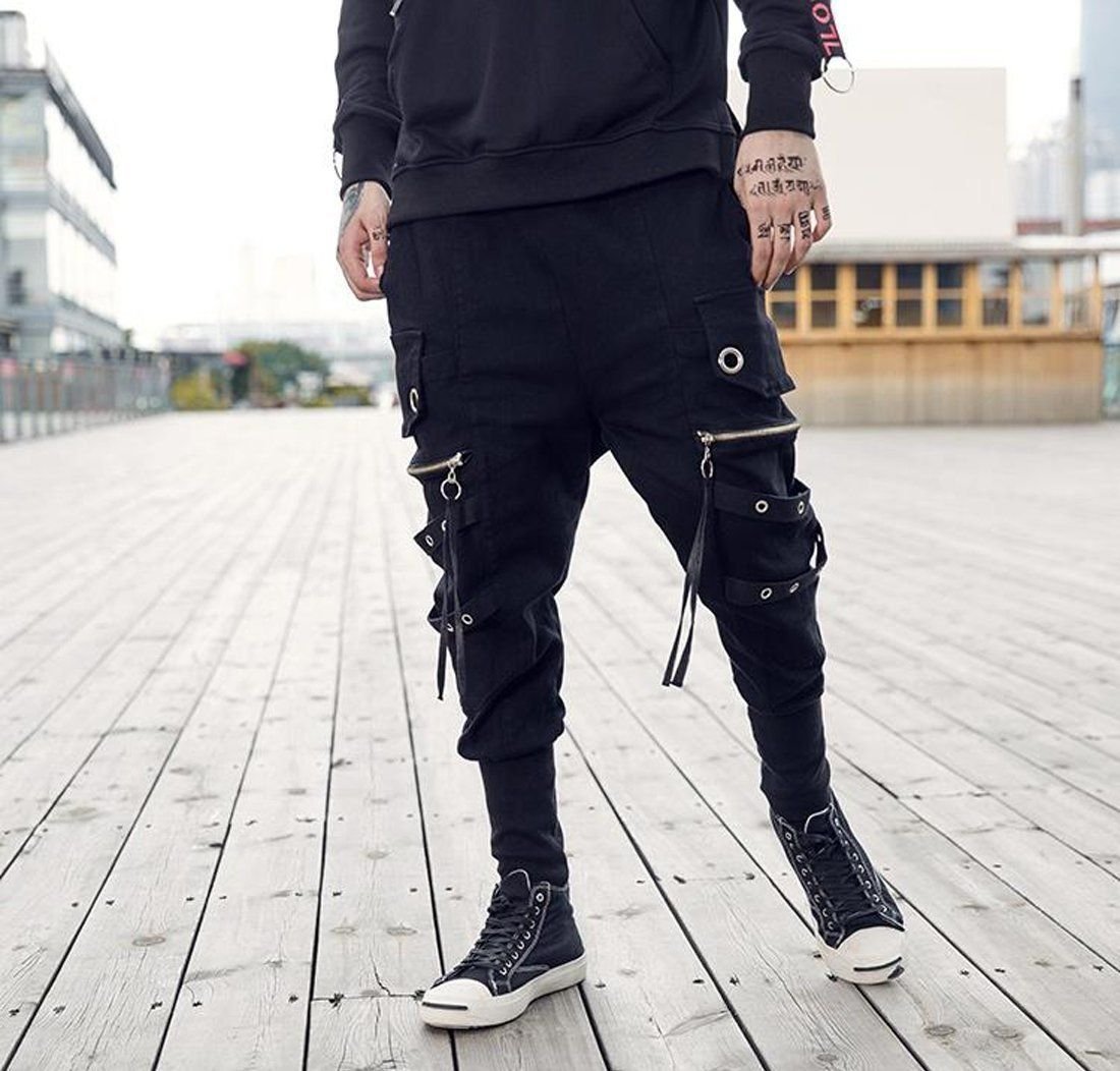 Джоггеры карго панк