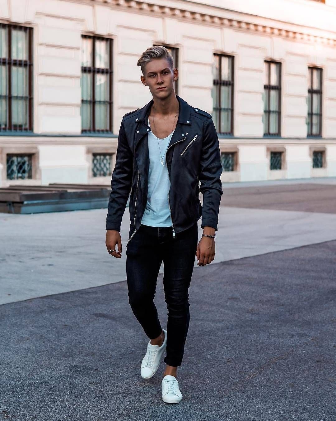 Мужской стиль блондин