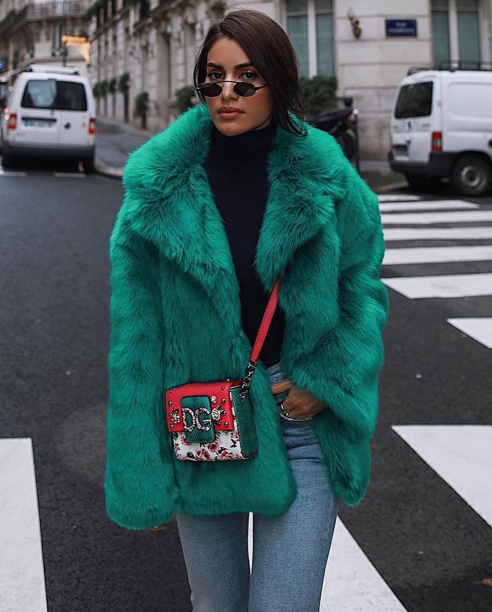 Шуба из экомеха 2022