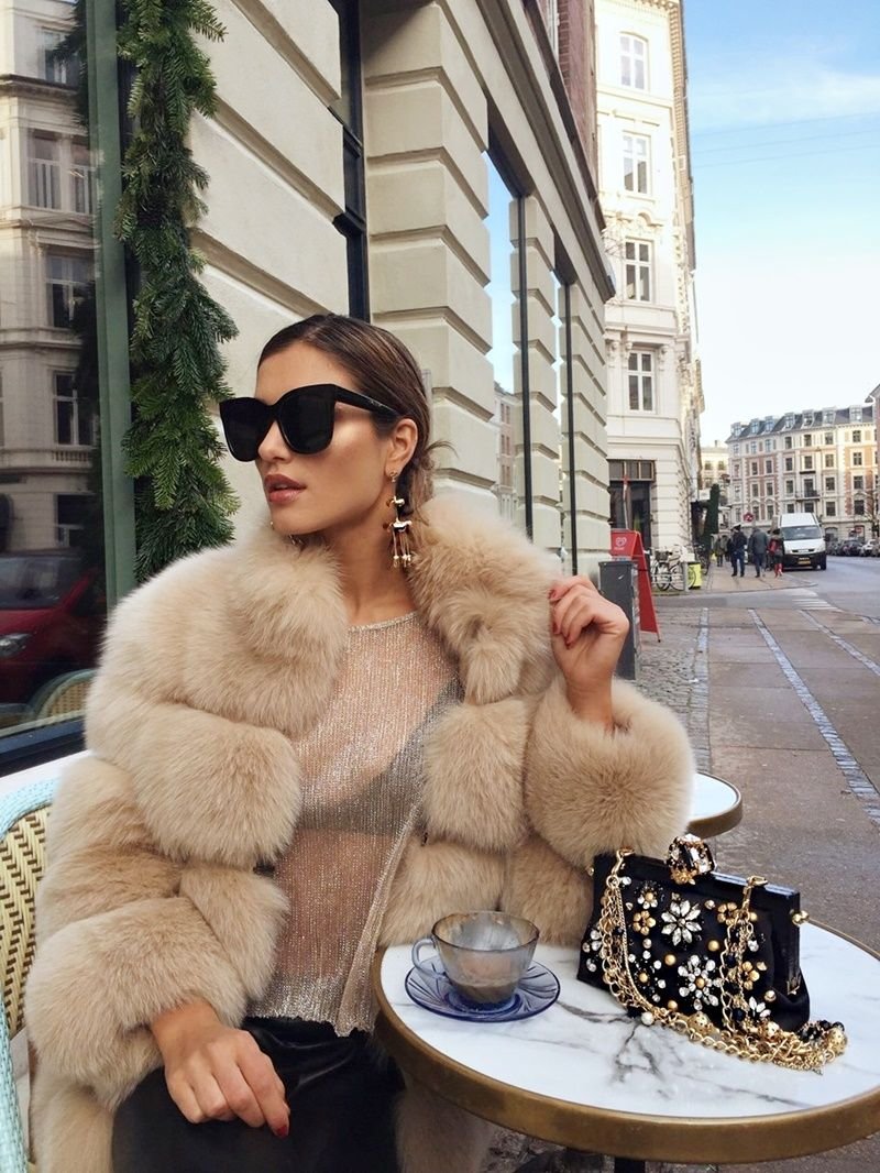 Шуба 2020 тренд стрит стайл