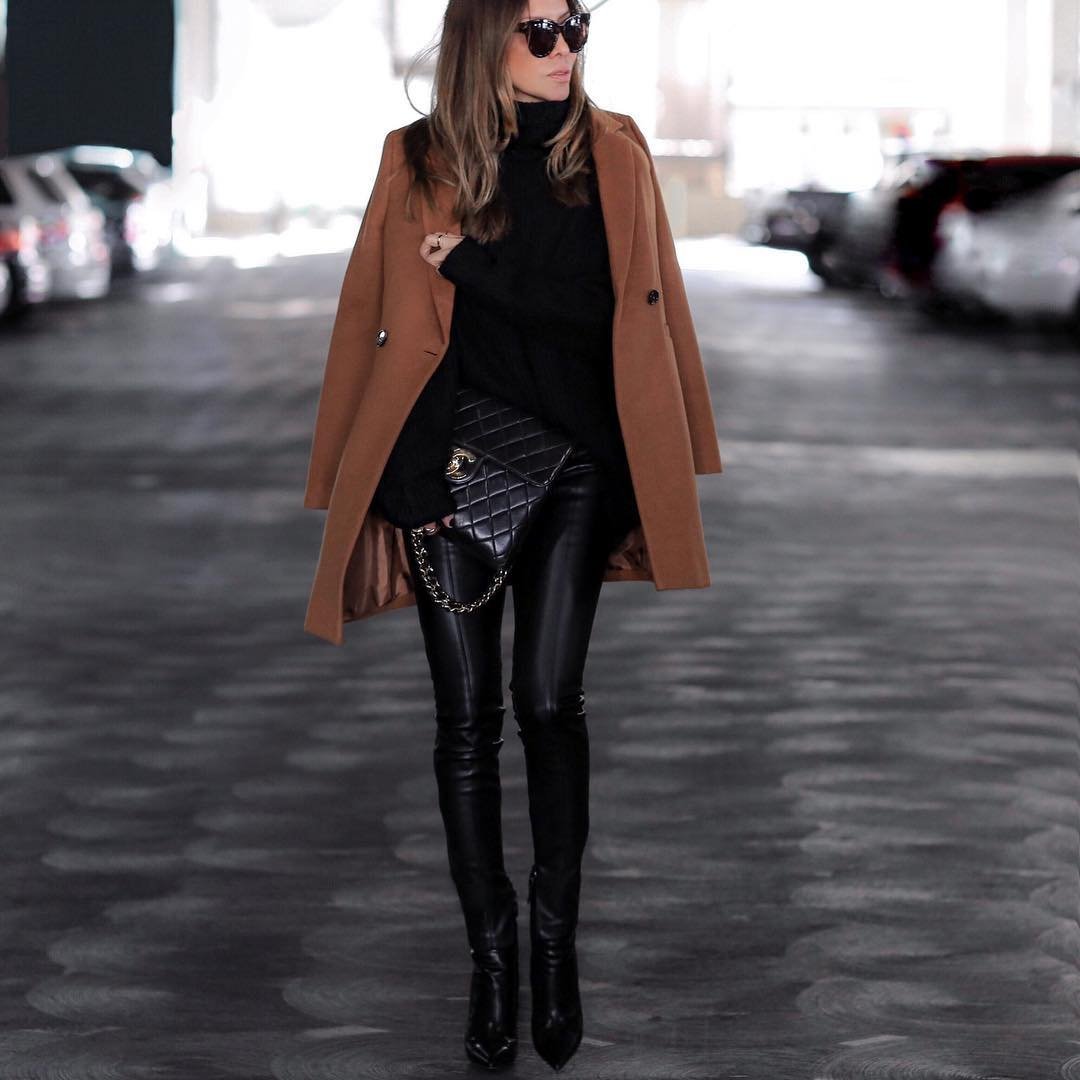 Кожаные легинсы образы