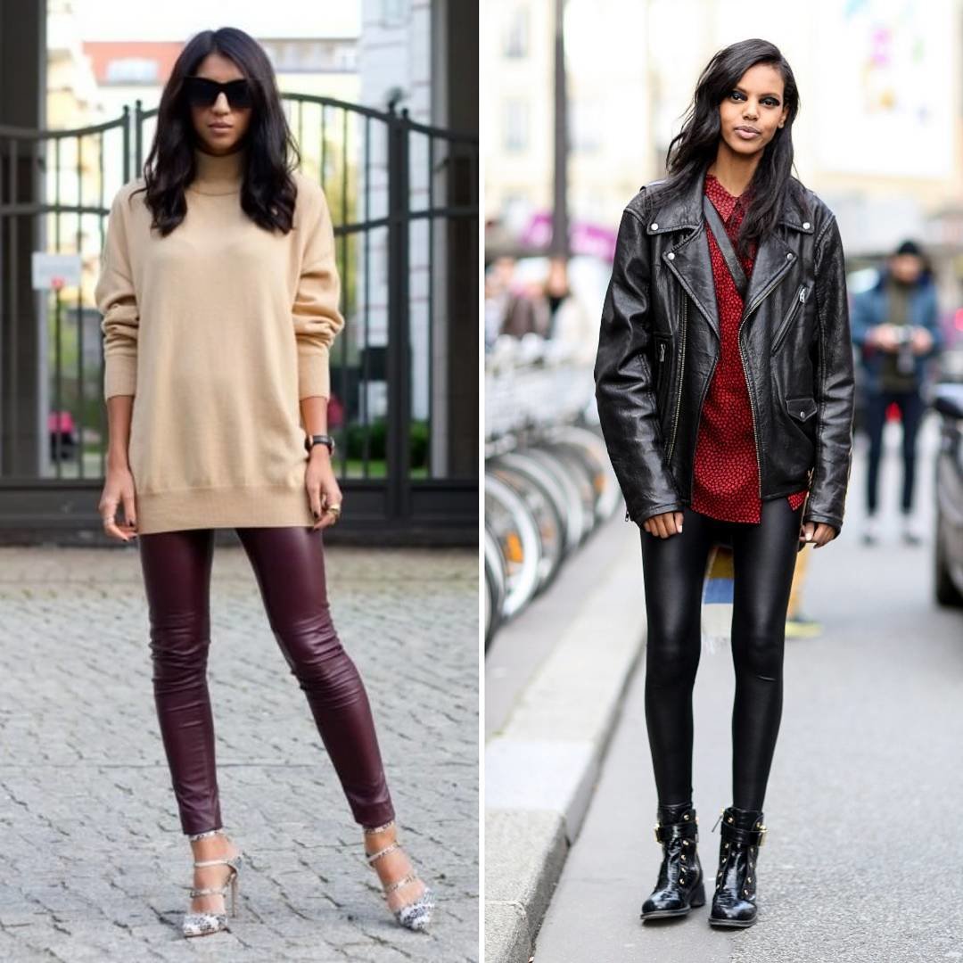 Кожаные брюки тренд 2022