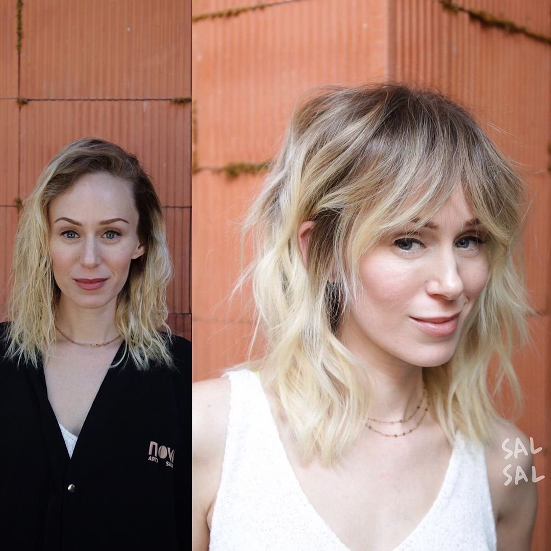 Каскад с челкой 2022