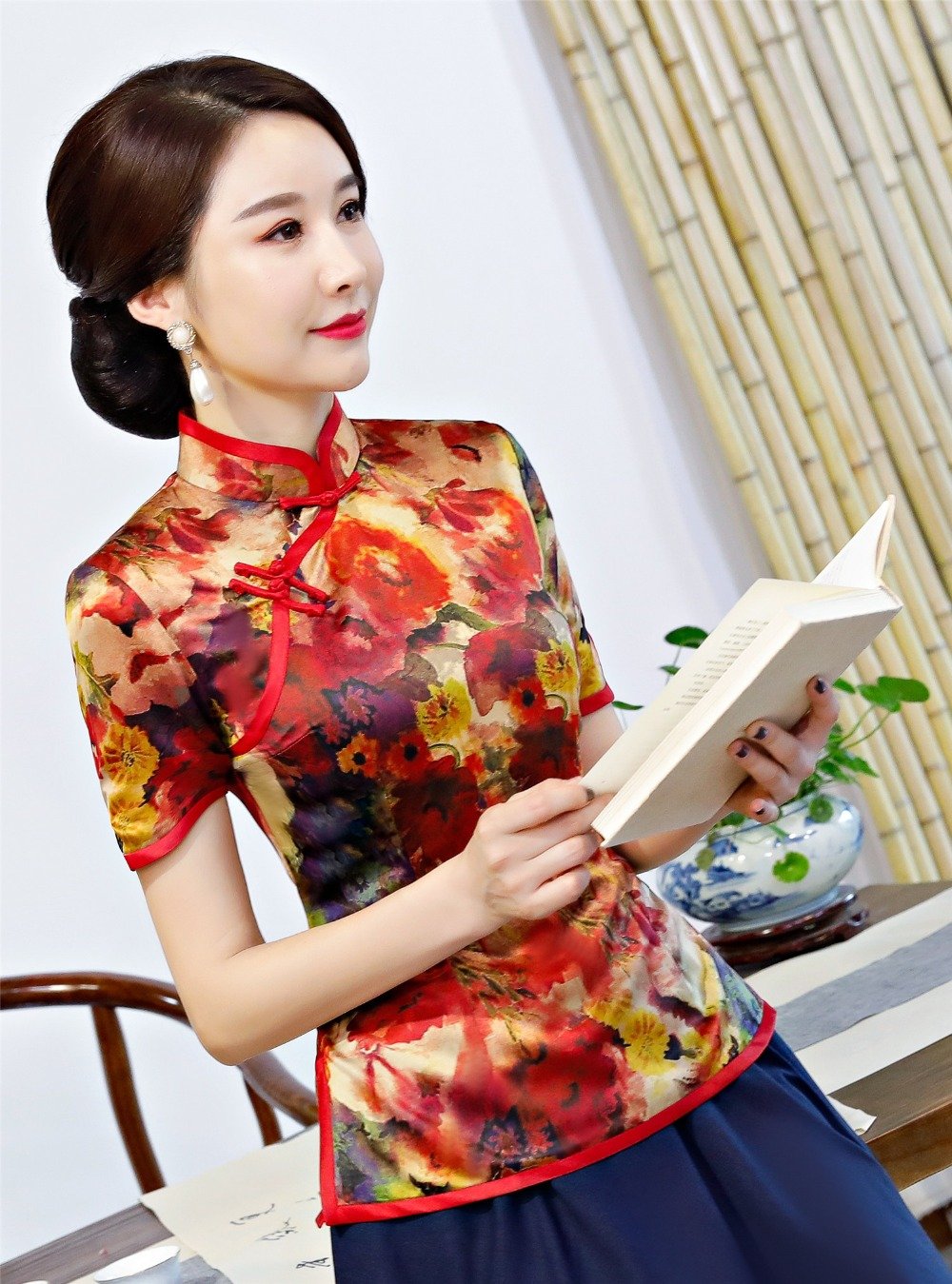 Shanghai Tang топ qipao