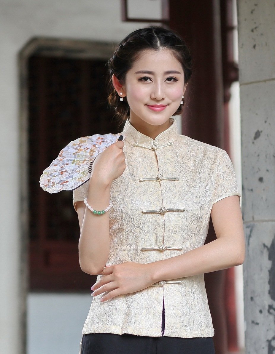 Китайская ципао блуза