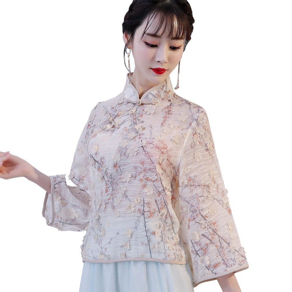 Китайская кофточка с юбкой