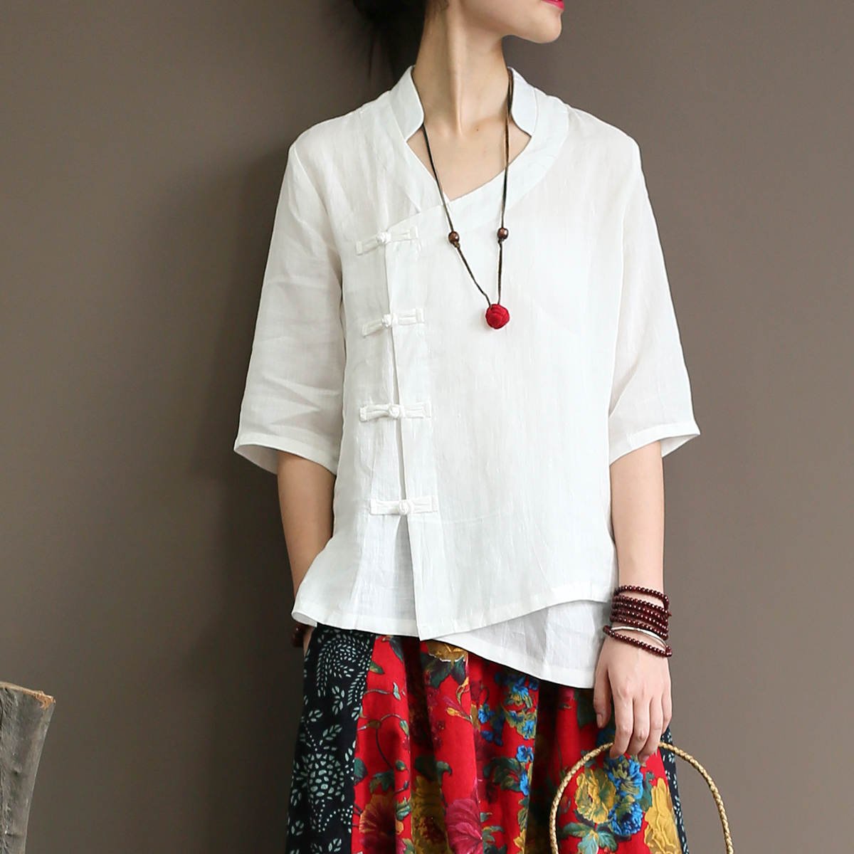 Блуза женская азиатский стиль