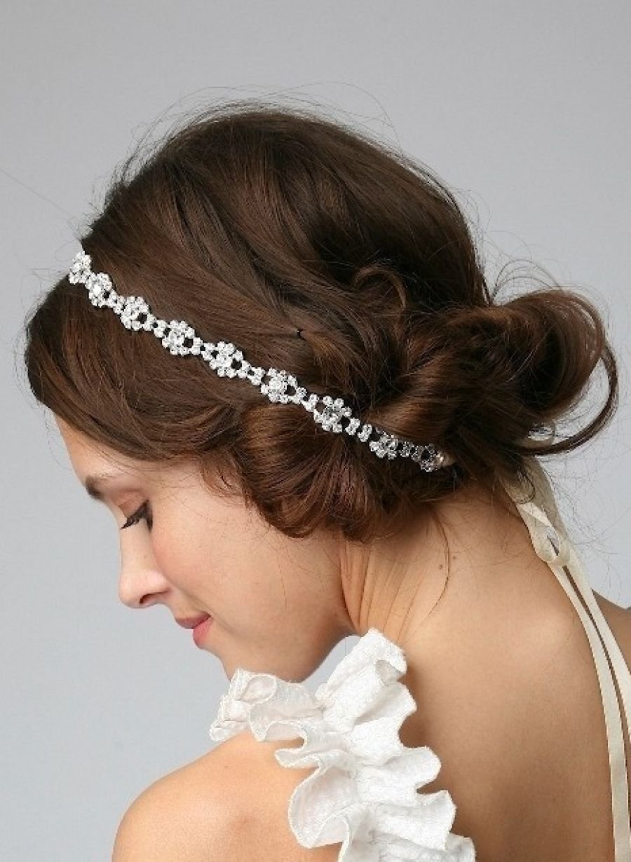 Ободок для волос с лентами