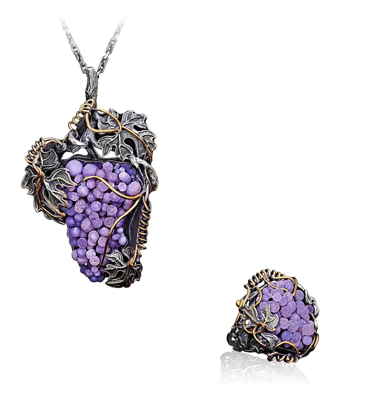 Виноград в ювелирном искусстве