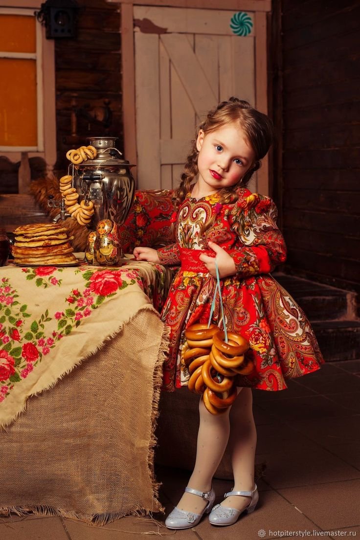 Фотосессия в русском стиле детские