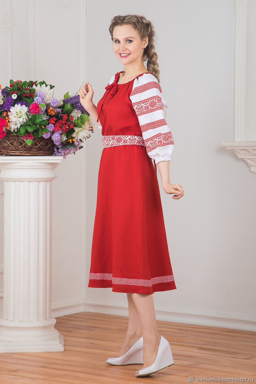 Платья Иванка русский стиль