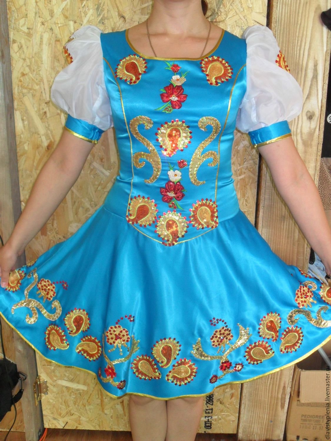Платья стилизованные под русские народные