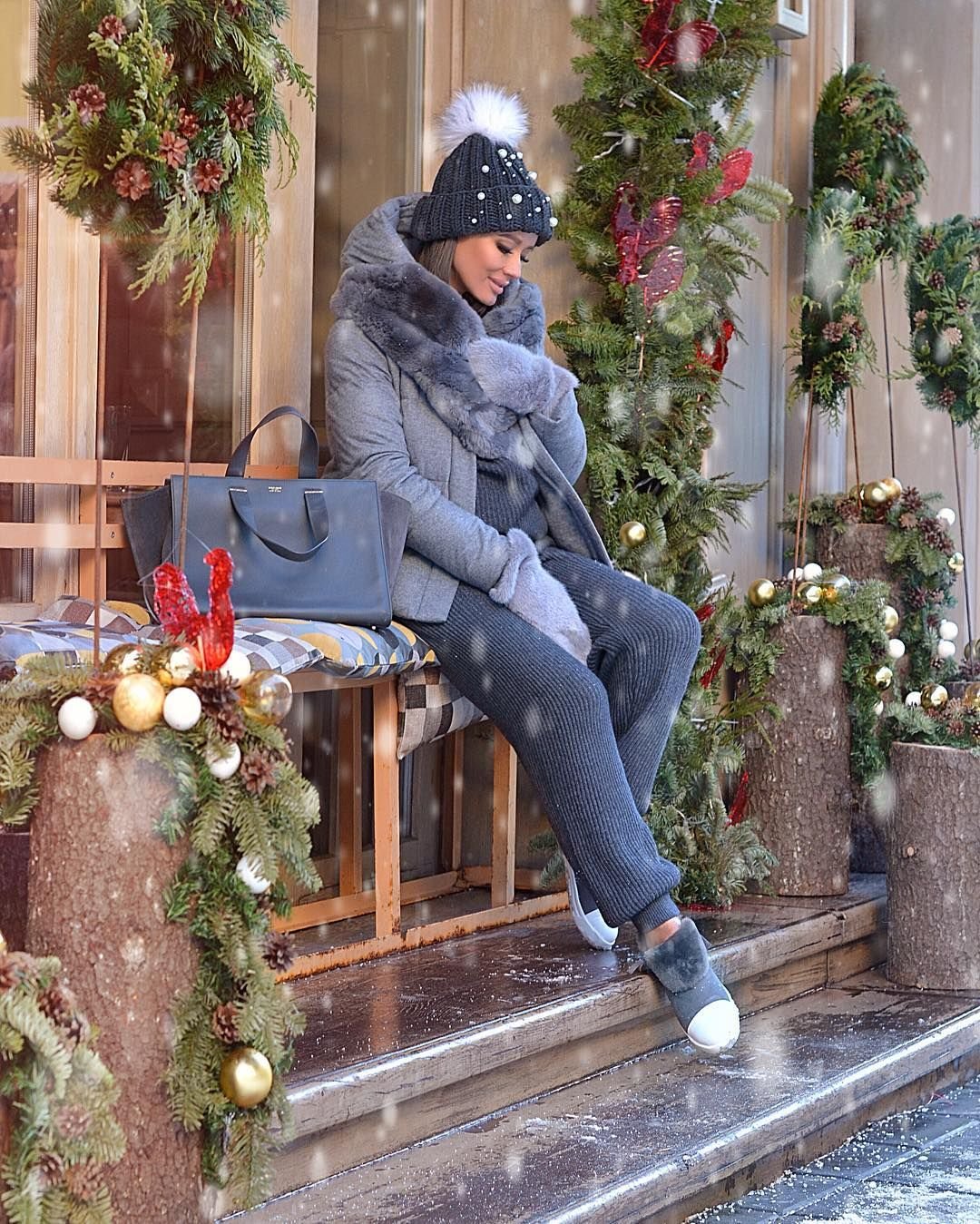 Красивые зимние образы для девушек