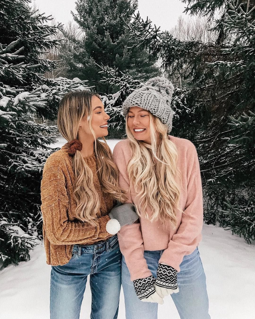 Зимний образ для девушки