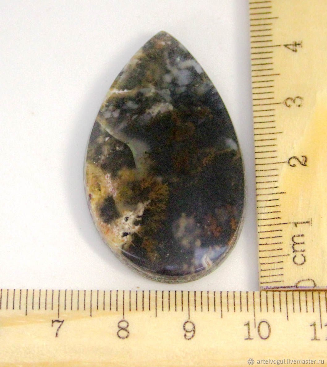 Агат Моховой камень украшения