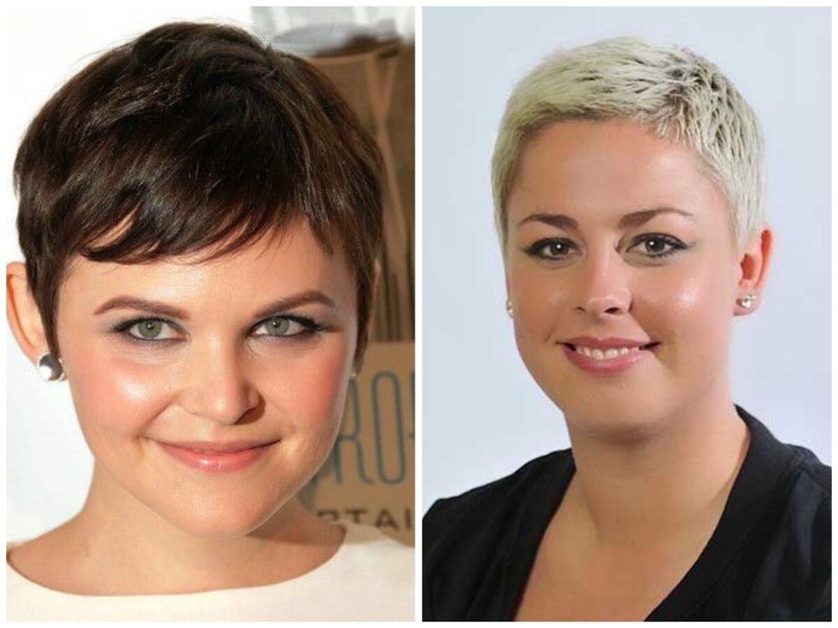 Стильные короткие стрижки для полных женщин