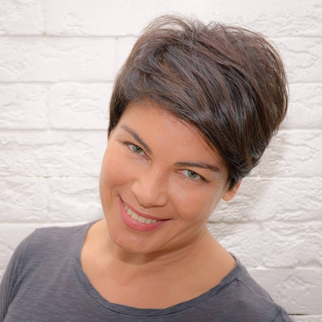 Короткие стрижки для полных