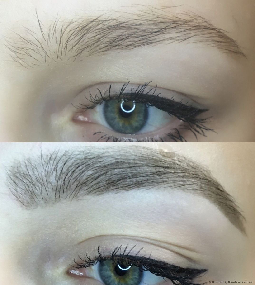 Графитовые брови для блондинок