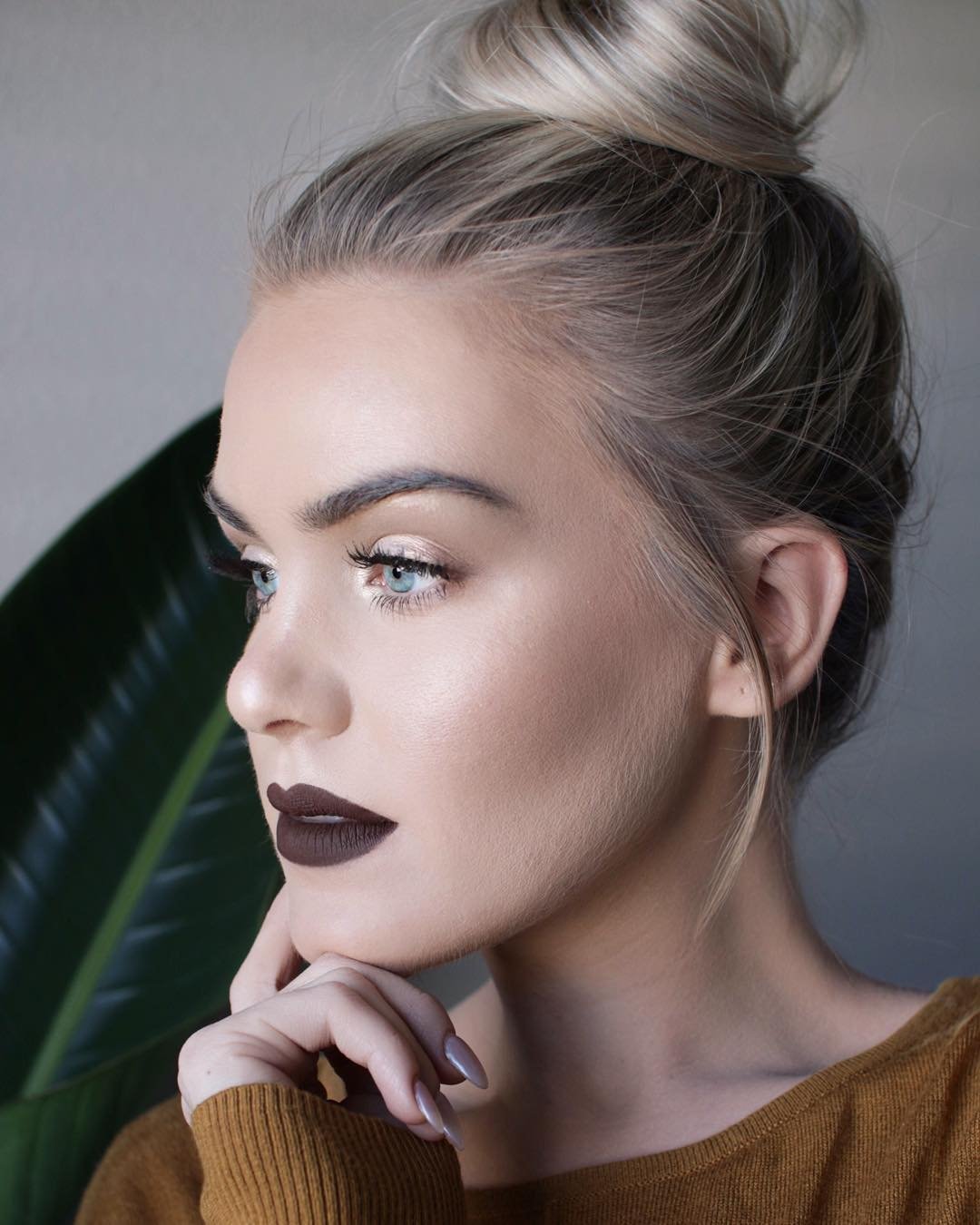 Черные волосы с сединой