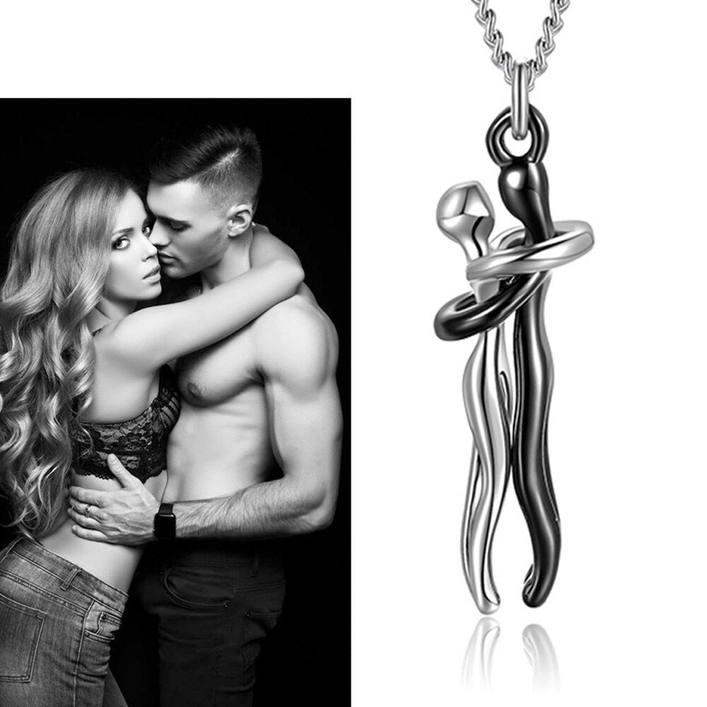 Кулон объятия мужчина женщина